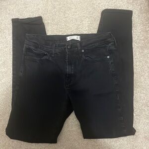 Men’s Madewell 31 x 32 slim fit black jeans